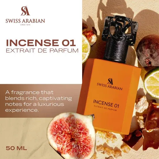 Swiss Arabian Incense 01 perfume decant sample 2ml 3ml 5ml 10ml - view 3