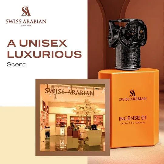 Swiss Arabian Incense 01 perfume decant sample 2ml 3ml 5ml 10ml - view 4