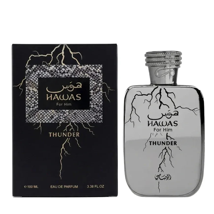 Rasasi Hawas Thunder perfume decant sample 2ml 3ml 5ml 10ml