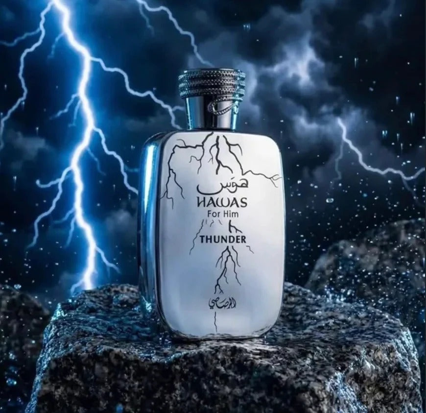 Rasasi Hawas Thunder perfume decant sample 2ml 3ml 5ml 10ml - view 3